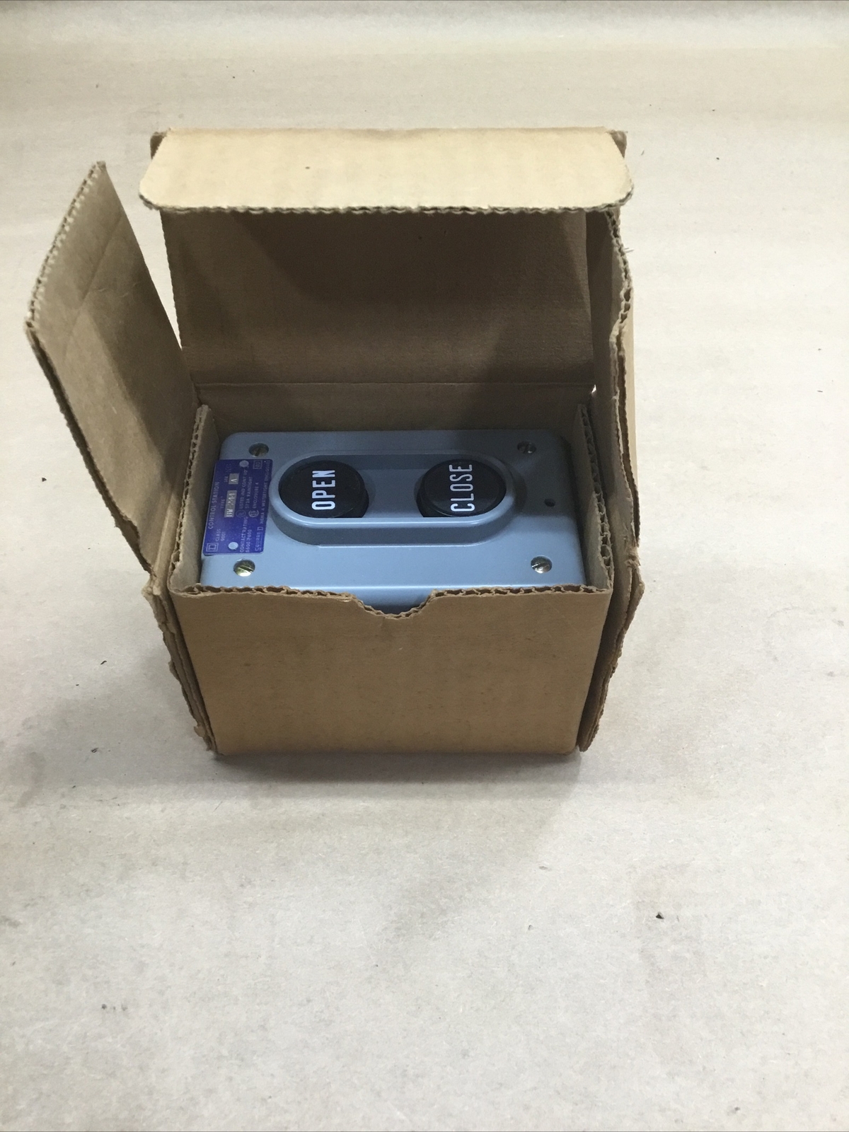 SQUARE D BW-244 Push Button Control Station Open/Close #1046k27iac