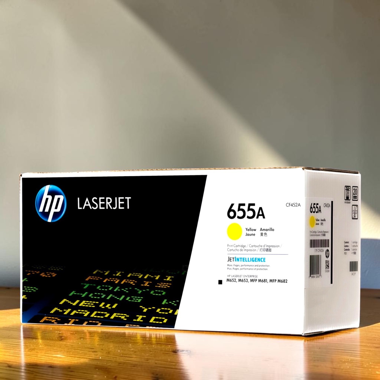 HP 655A Toner Set BK/C/M/Y 4-Pack CF450A CF451A CF452A CF453A New Sealed Box