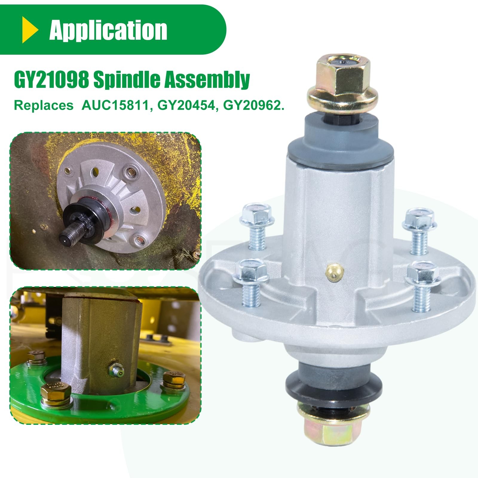POSFLAG 3 Pack GY21098 Spindle Assembly for A6 3xGY21098+3xGX22616+GX21833