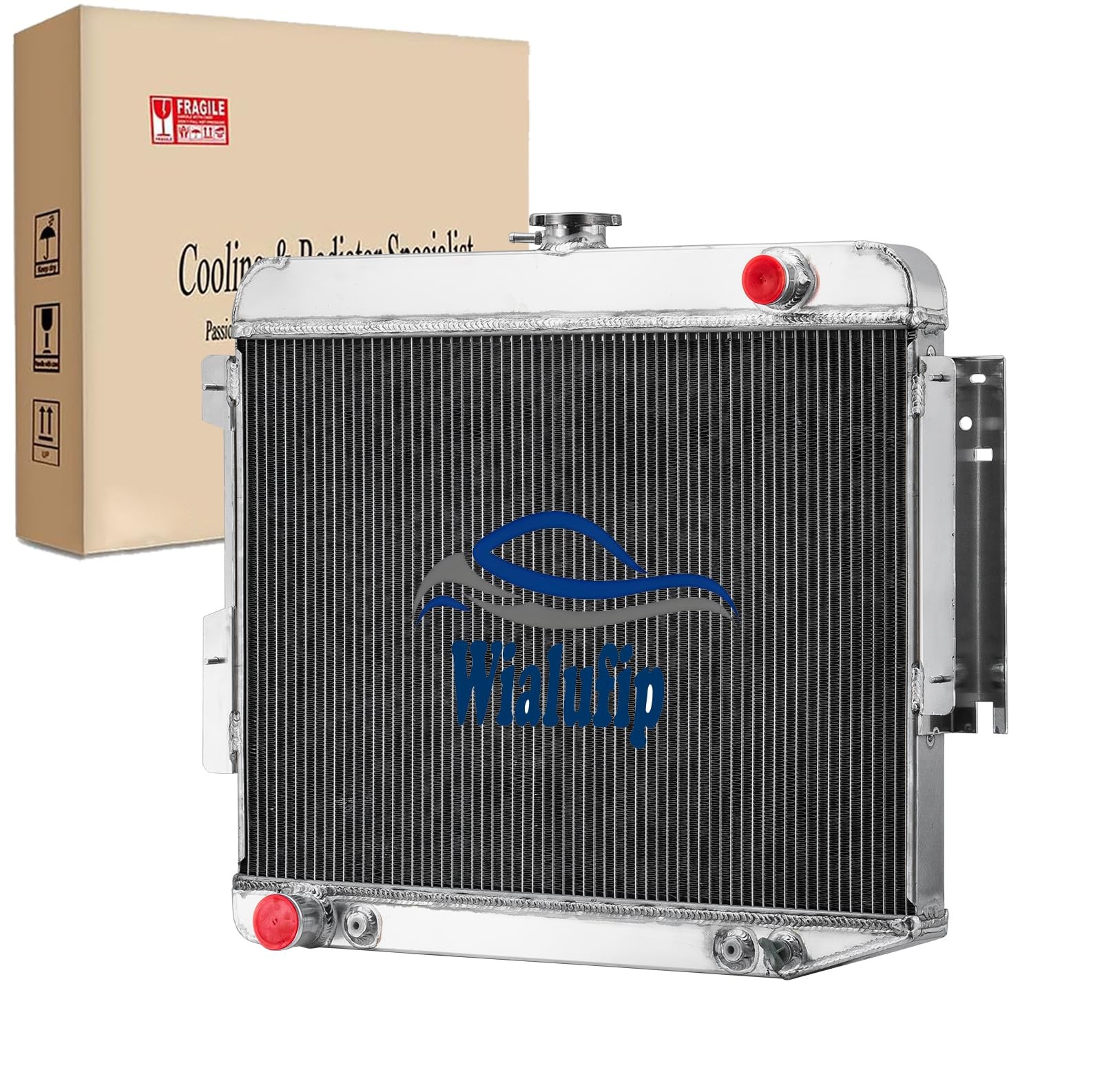 3 Row Aluminum Radiator 1966-1969 Dodge Charger 500 R/T 6.3L 7.2L Big Block