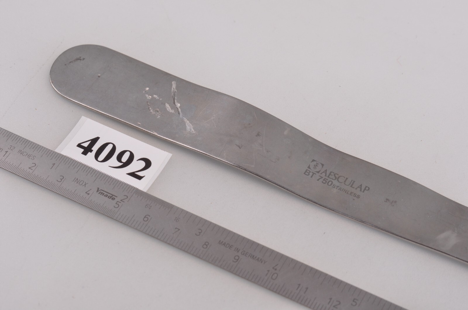 #4092 Aesculap BT750R TUFFIER Abdominal / Intestinal Spatula / Abdominal / Intestinal Spatula