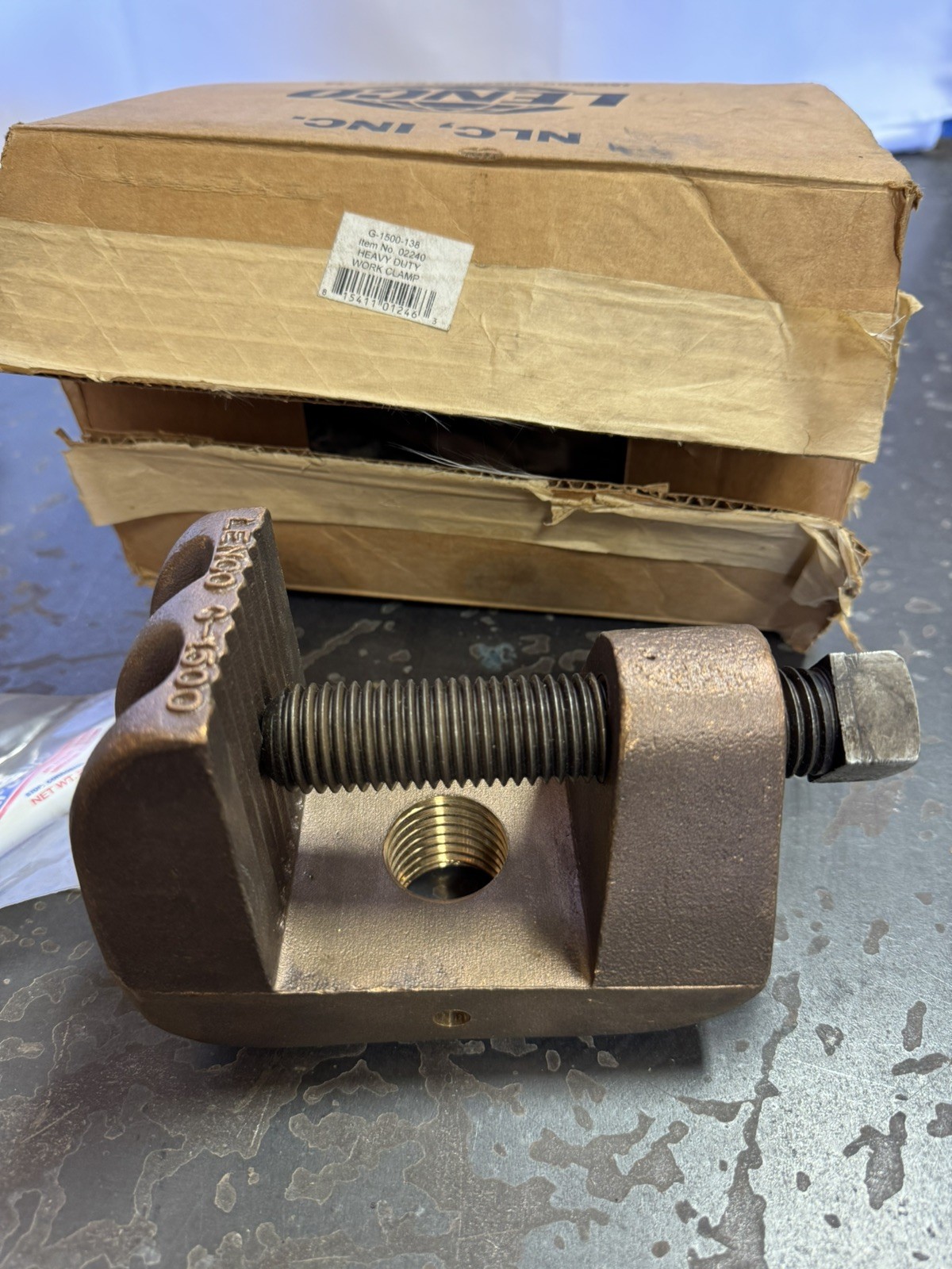 Lenco LRG-240 Rotary Ground AND Lenco G-1500-138 Heavy Duty Ground C-Clamp
