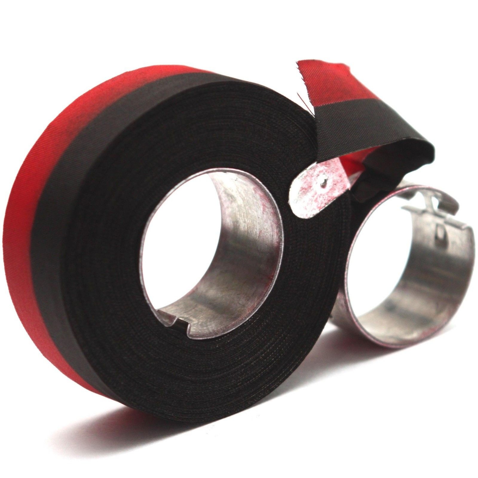 Twin Metal Spools Ringlets For Remington & Underwood Typewriter with New Ribbon