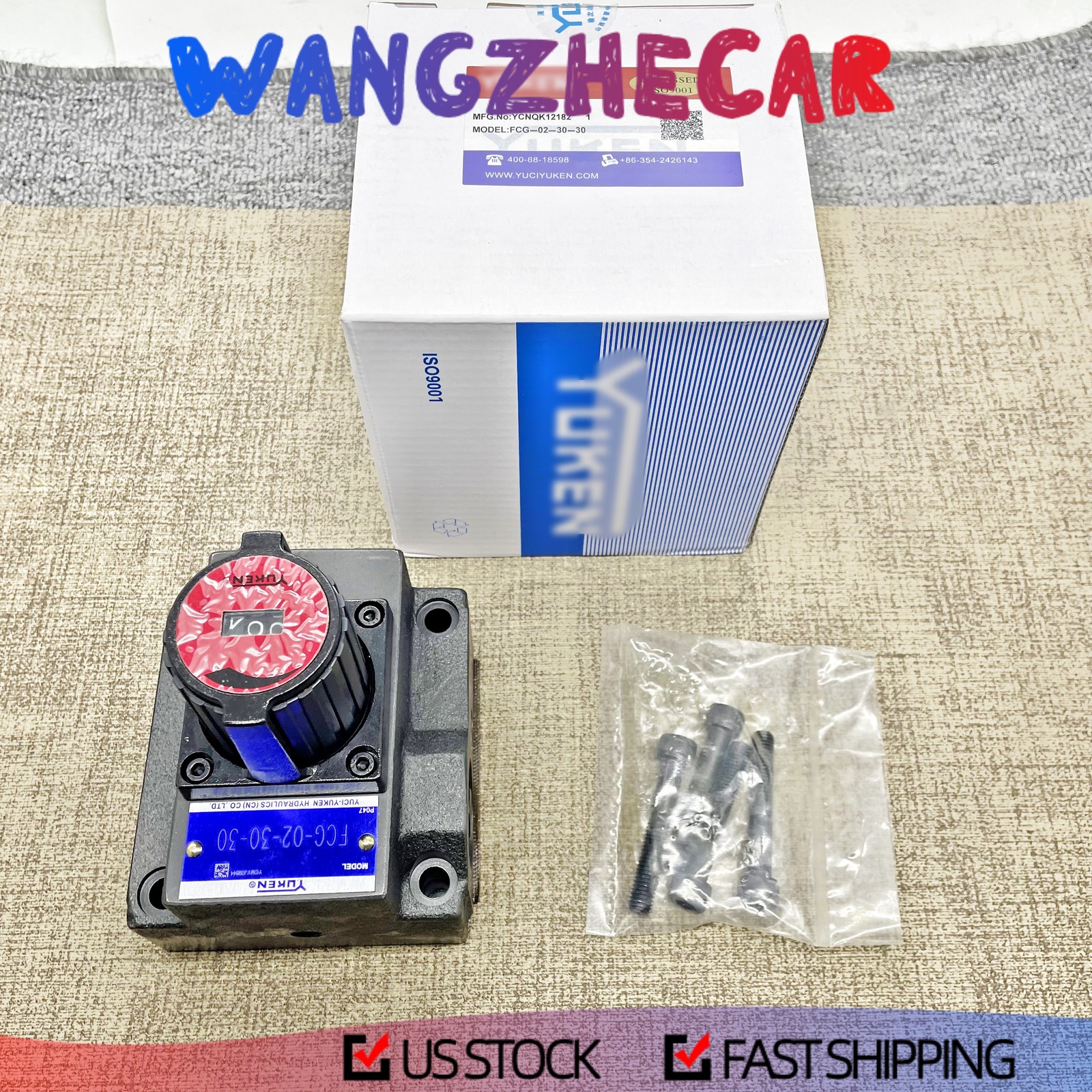 Replacement FCG-02-30-N-30 Speed Control Valve Fits YUKEN Hydraulic