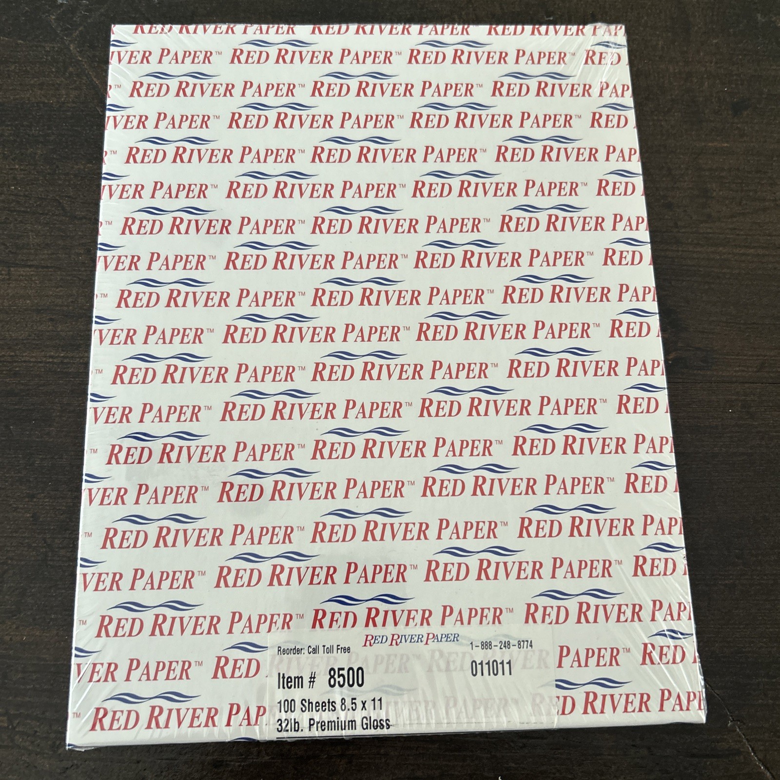 NEW Red River Paper #8500 32Lb Premium Gloss 100 Sheets Letter 8.5″x11″