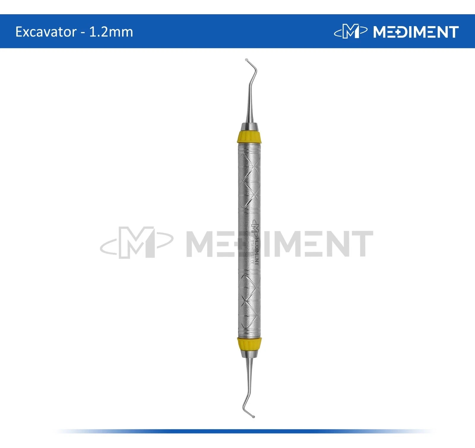 5 PCS OF DENTAL SPOON EXCAVATOR 1.2MM RESTORATIVE INSTRUMENTS STAINLESS CE