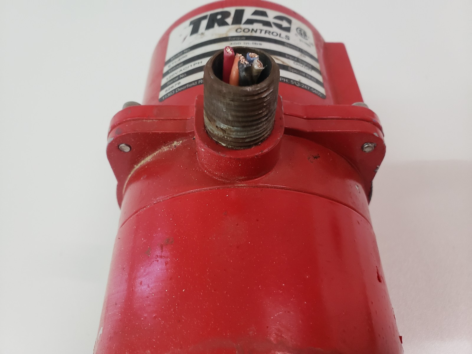 Triac Controls ETI-400 Valve Actuator Positioner 400 in-lbs 120vac