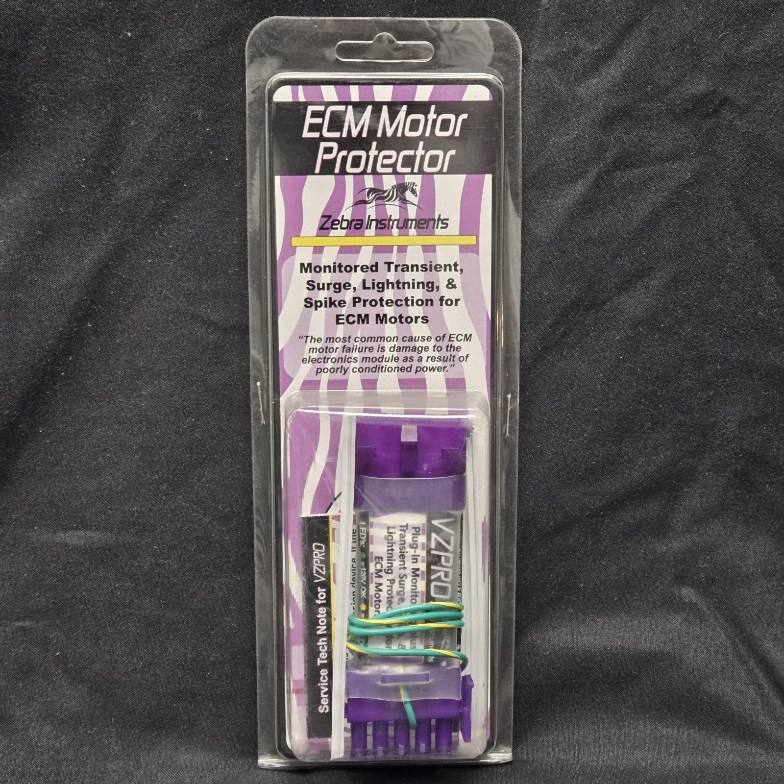 Zebra Instruments VZPRO ECM Motor Protector S59‑420 Surge Protection S59420 NEW