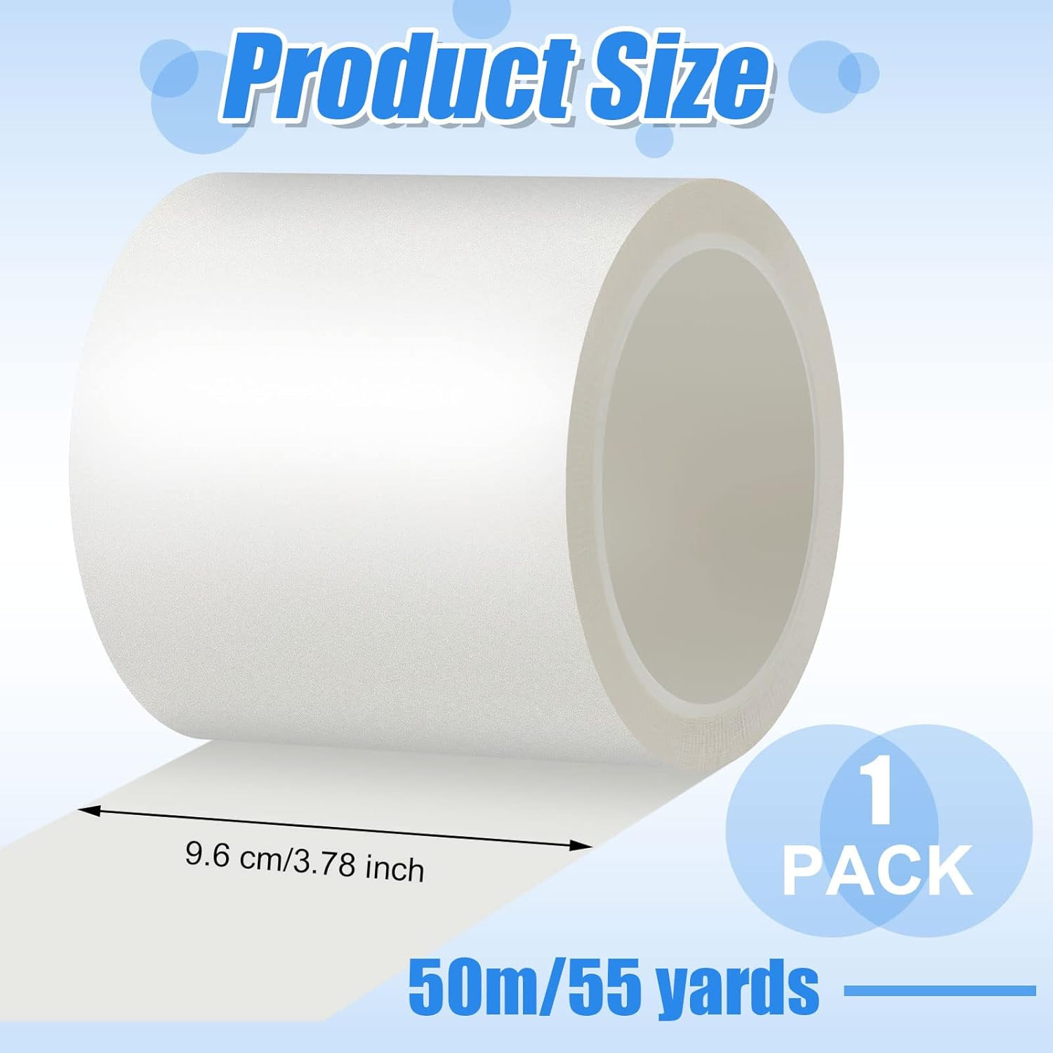 White Vapor Barrier Tape 3.78 Inch Adhesive Seam Tape Polyethylene Insulation