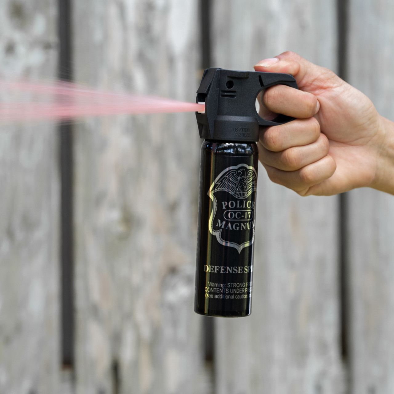 Police Magnum pepper spray combo defense- 4oz Fire Master & 4oz Flip Top STM BC