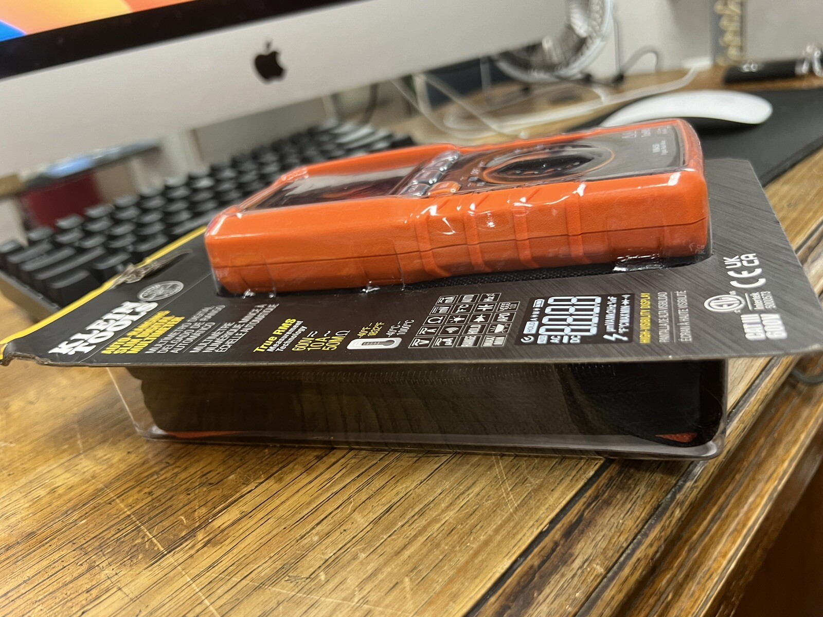 Klein Tools MM450 Slim Digital Multimeter, TRMS Auto-Ranging, 600V
