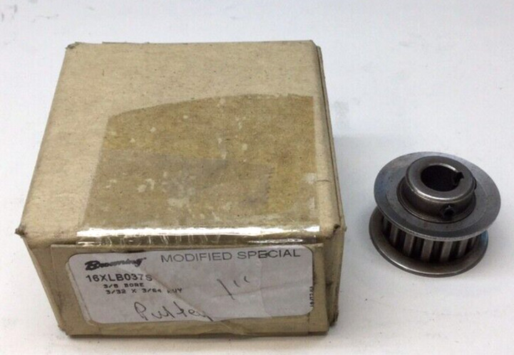 Browning 16XLB037S Gearbelt Sprocket 3/8″ Bore KW 0.2000 in Pitch 16T
