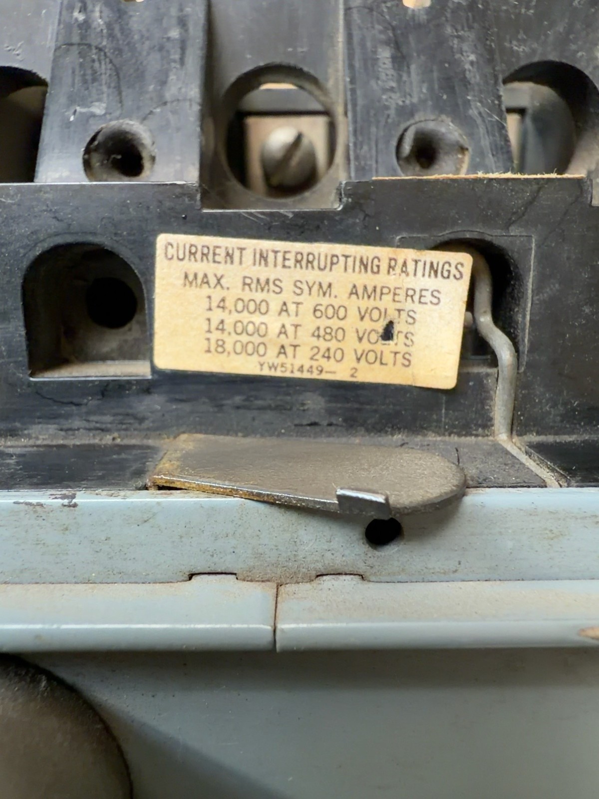 FPE NF631100R 100A 3 Pole 600VAC Circuit Breaker Federal Pacific NF