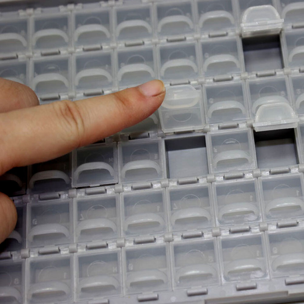 BOX-ALL-144 tiny components surface mount parts Organizer Storage lids
