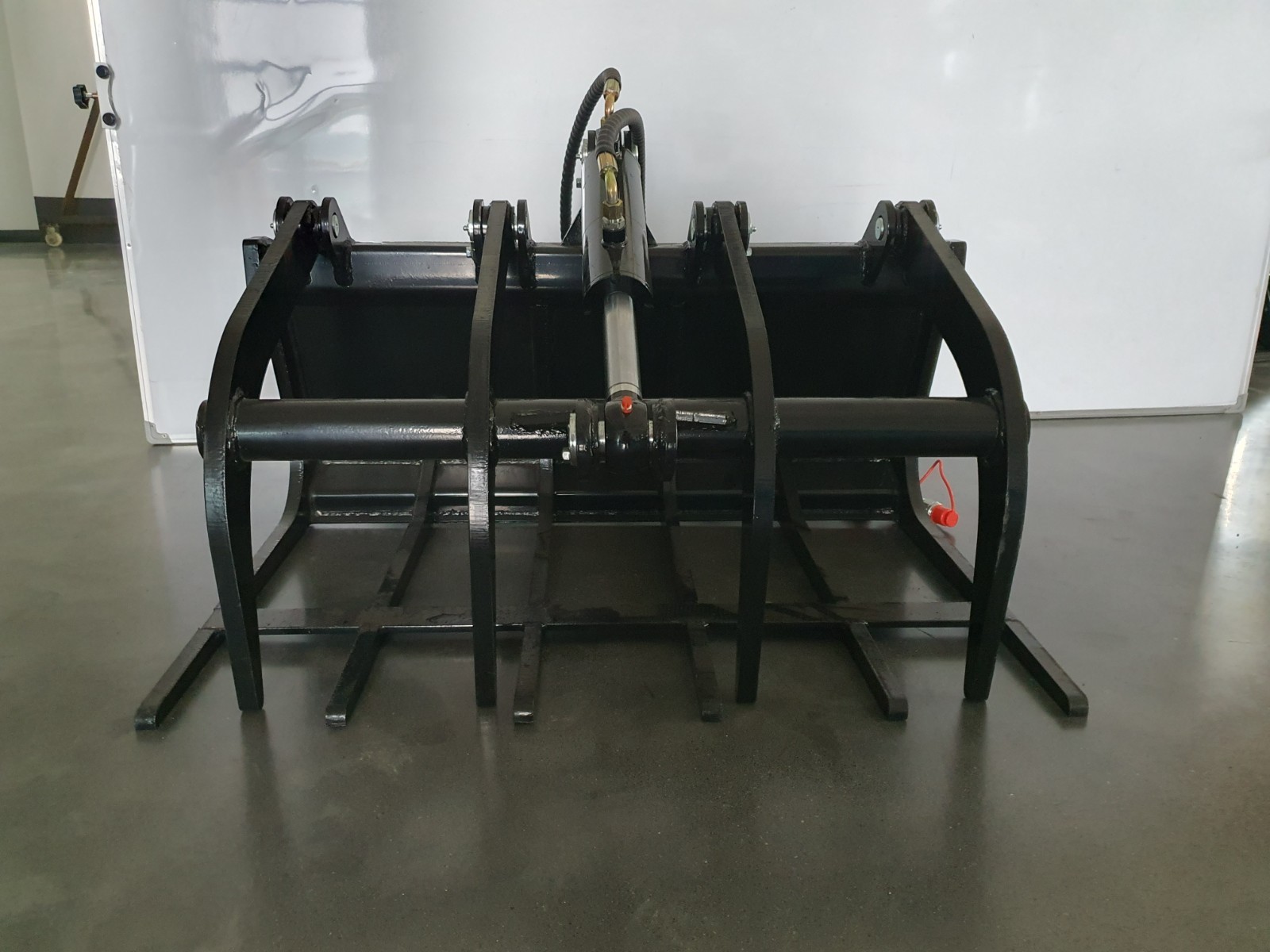 Agrotk 39in Grapple Attachment Hydrualic Wood Grabber Bucket For Mini Skid Steer