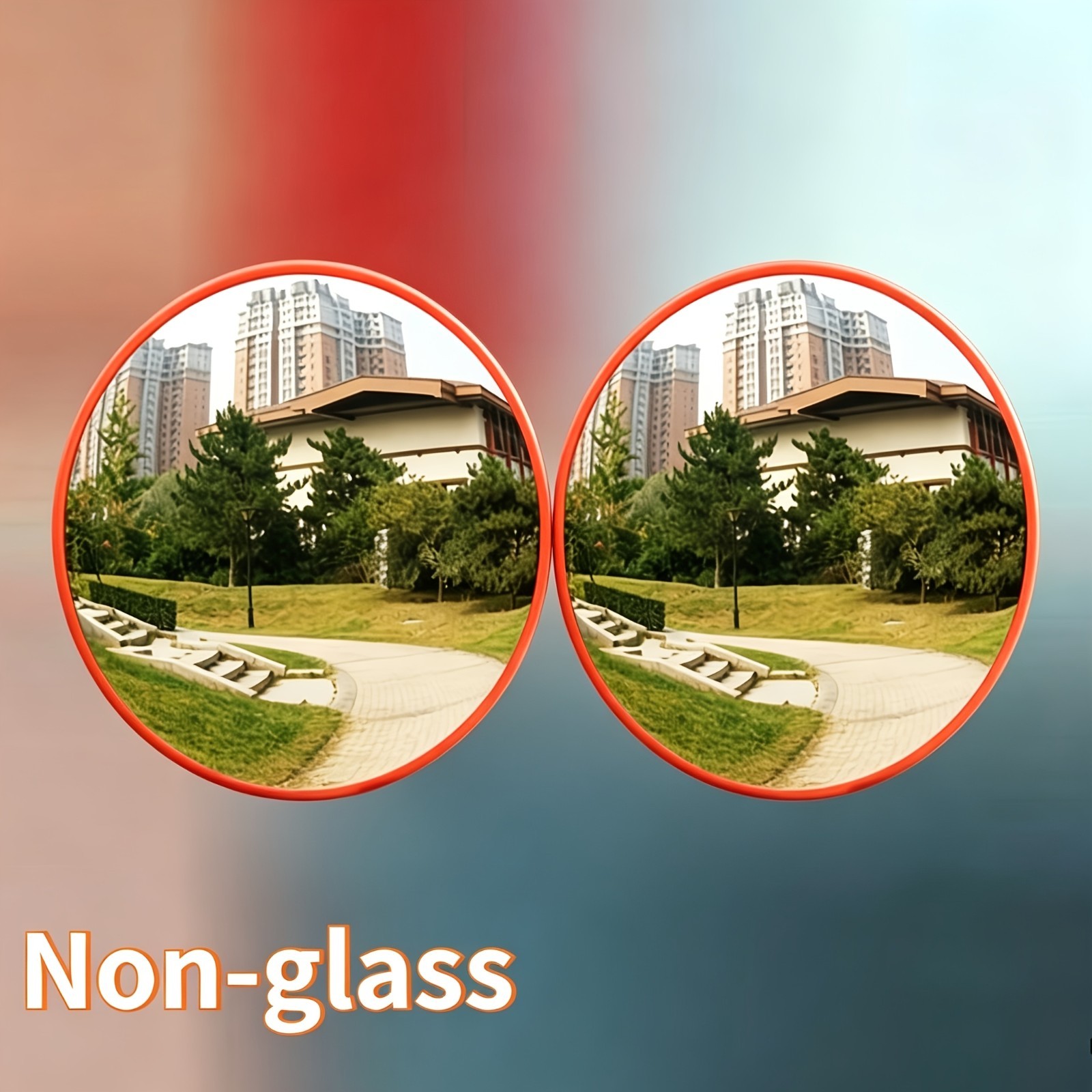 Convex Wide Angle Safety Mirror, Blind Spot Elimination Mirror 30cm