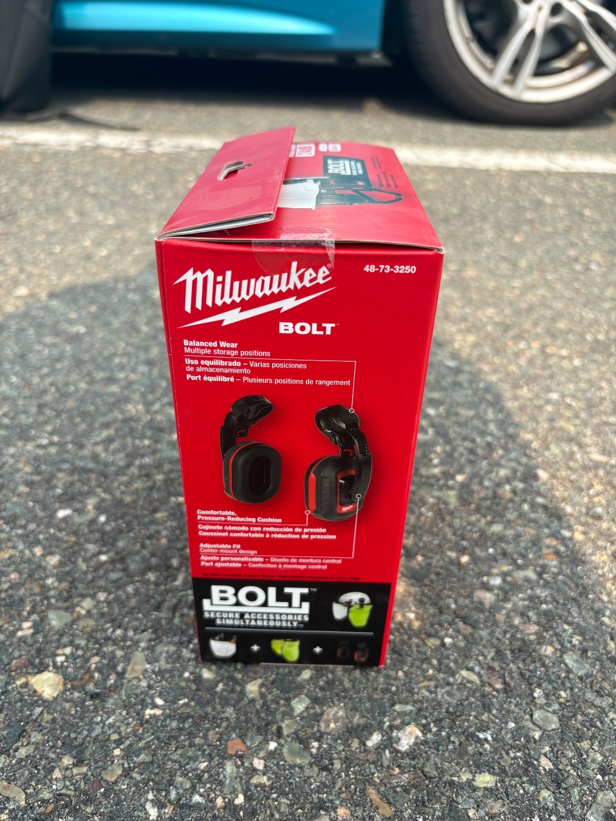 Milwaukee 48-73-3250 BOLT 24dB Earmuffs NRR Hearing Protection Hard Hat New