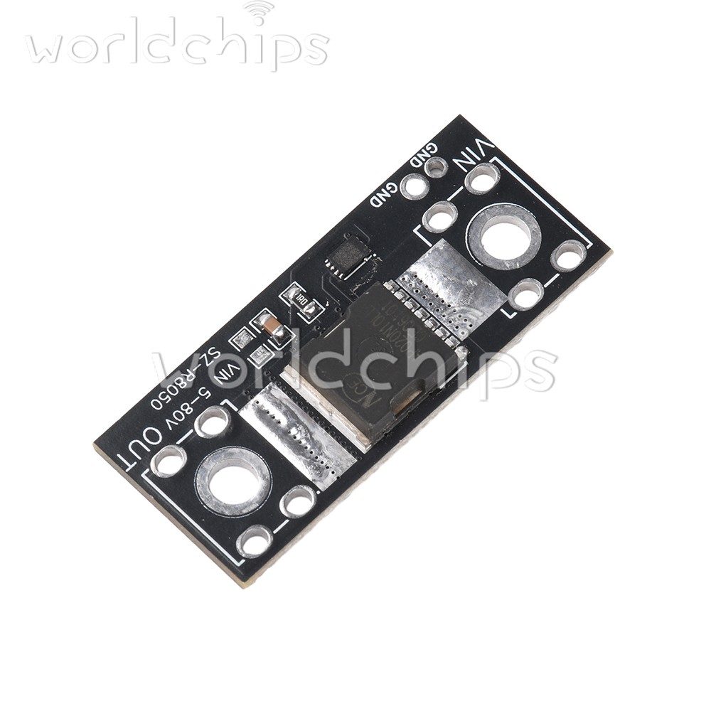 80V 50A Ideal Diode Module, 2mΩ Low Voltage Drop MOSFET for Power Supply