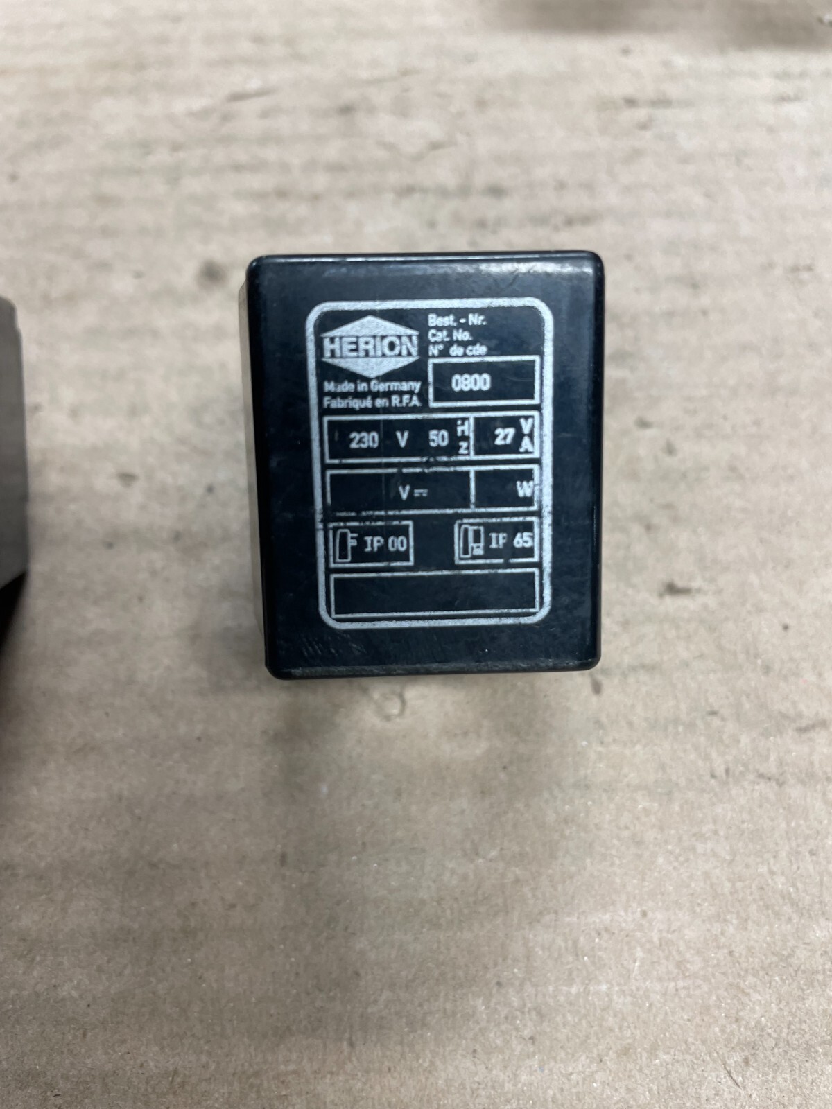 Herion/Norgen 0800 220v/230v 50Hz solenoid valve coil
