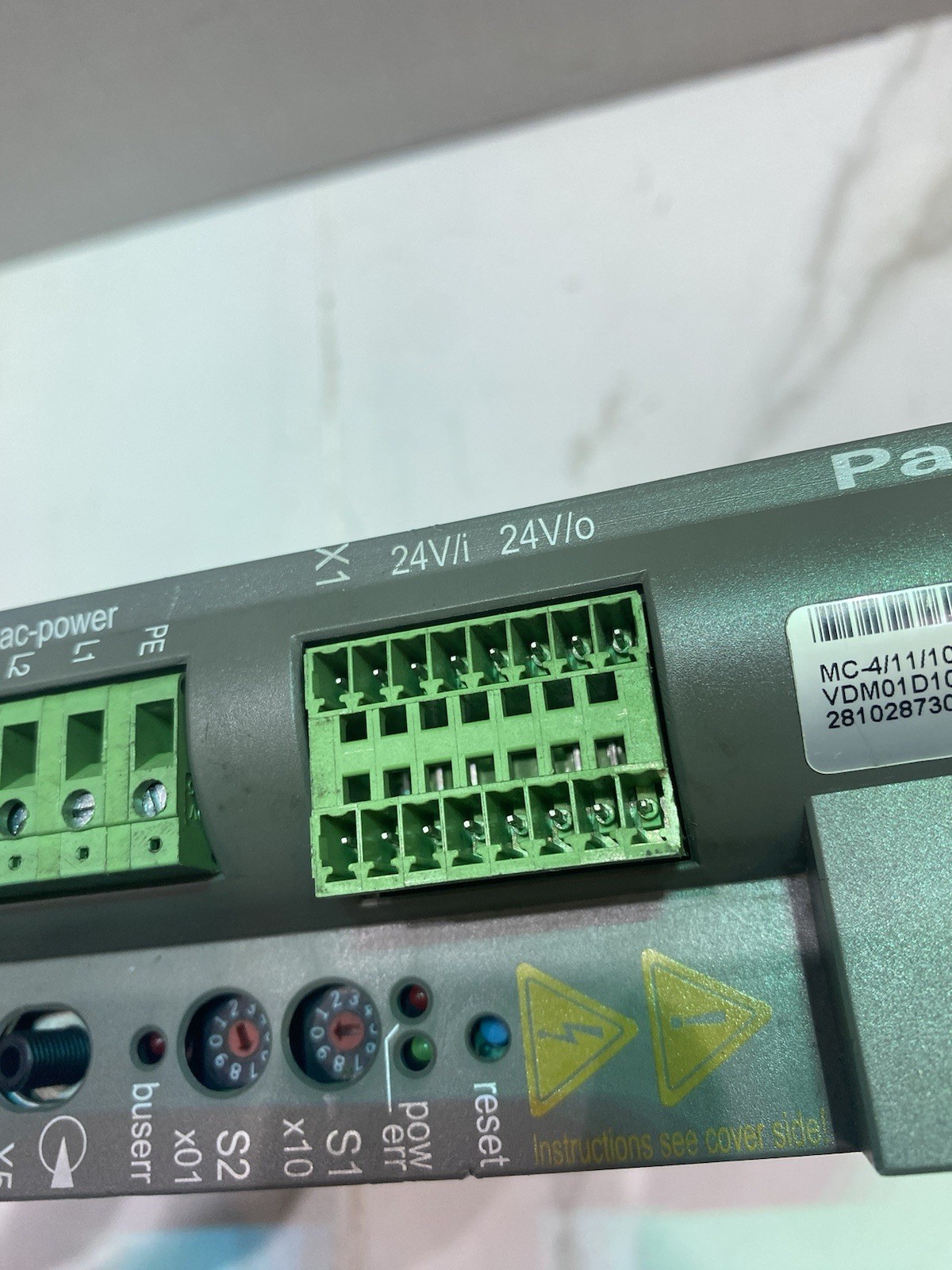 Schneider MC-4 PacDrive MC-4/11/10/400 , SW: V00.22.xx