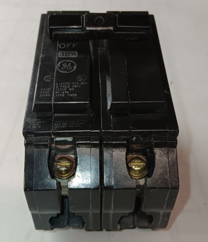 GE THQB2130 30 AMP BOLT-ON CIRCUIT BREAKER 2 POLE 120/240 VAC