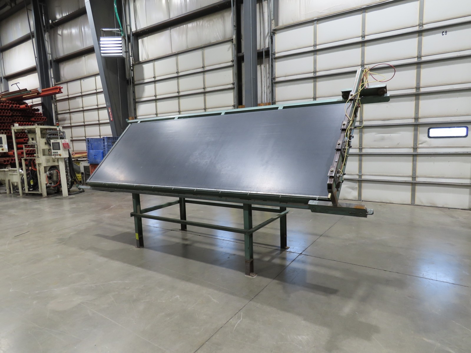 RM Evans Ezy Frame 4’x 12′ Face Frame Assembly Pneumatic Clamp Table 45°
