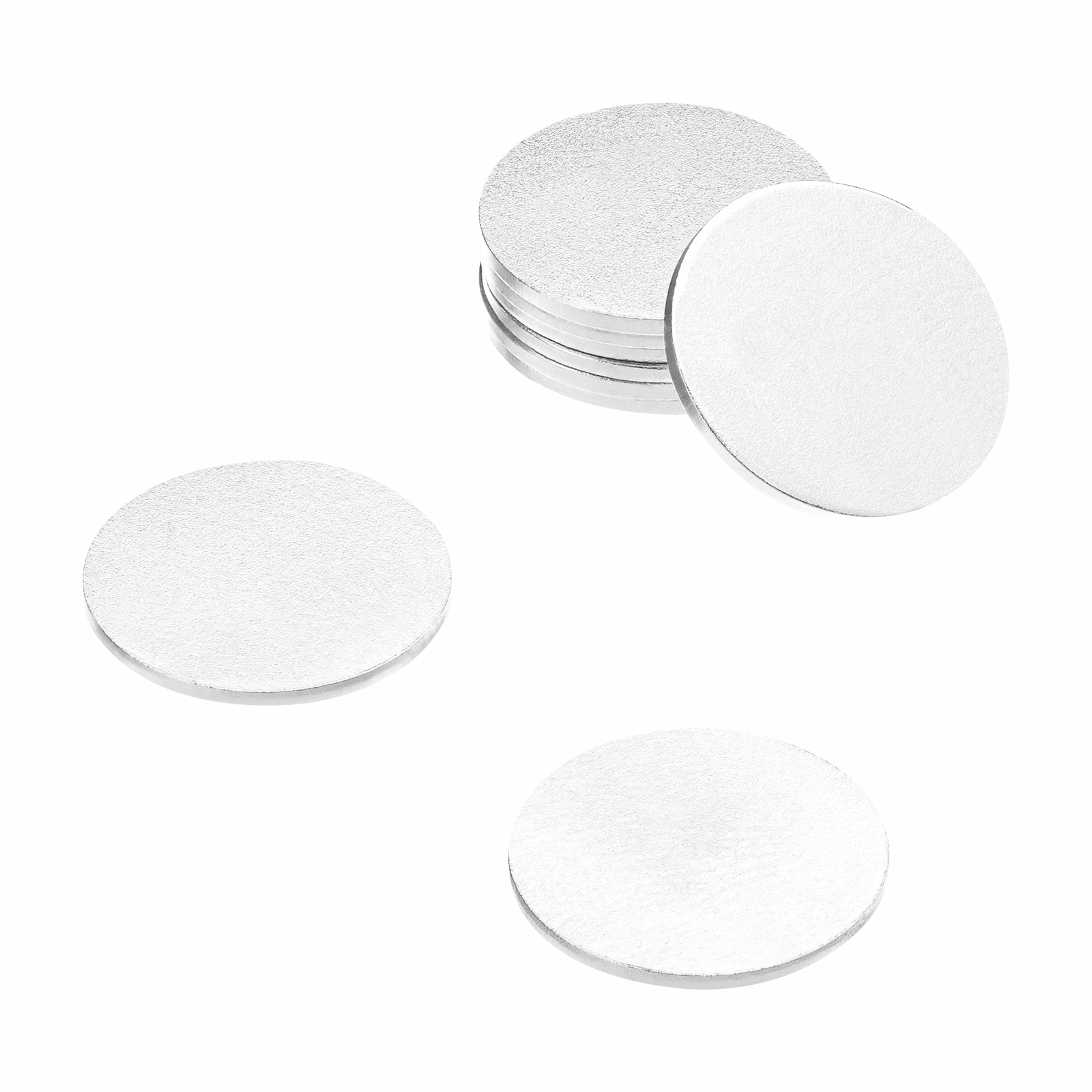 1.25 Inch Steel Disc, Blank Metal Strike Plates (150 Pack)