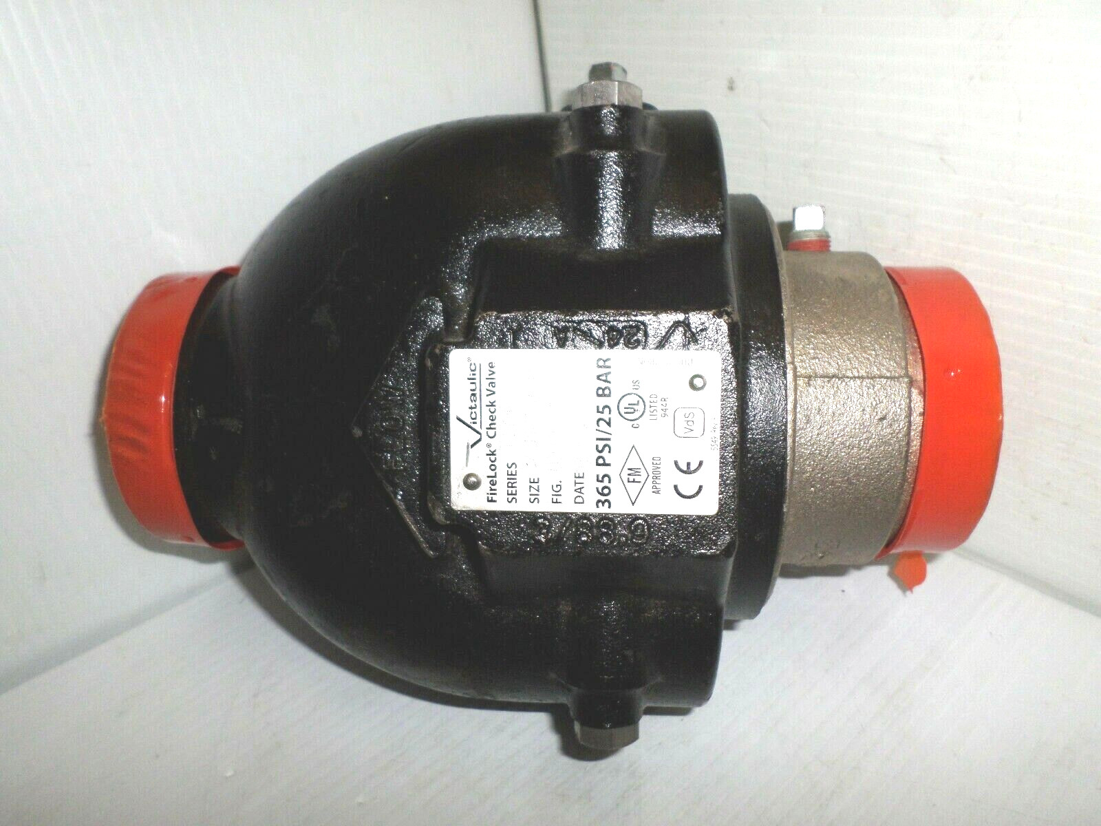⭐NEW⭐ VICTAULIC 717H 3/88.9 DN80 FIRELOCK 3″ GROOVED CHECK VALVE FM V030717PHR
