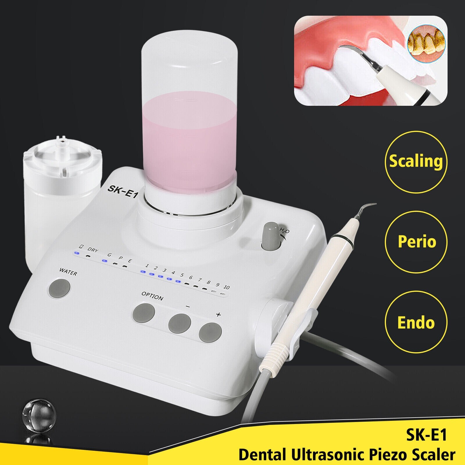 Dental Scaler Ultrasonic Piezo 2*Bottles fit EMS Cavitron Scaler Handpiece tip