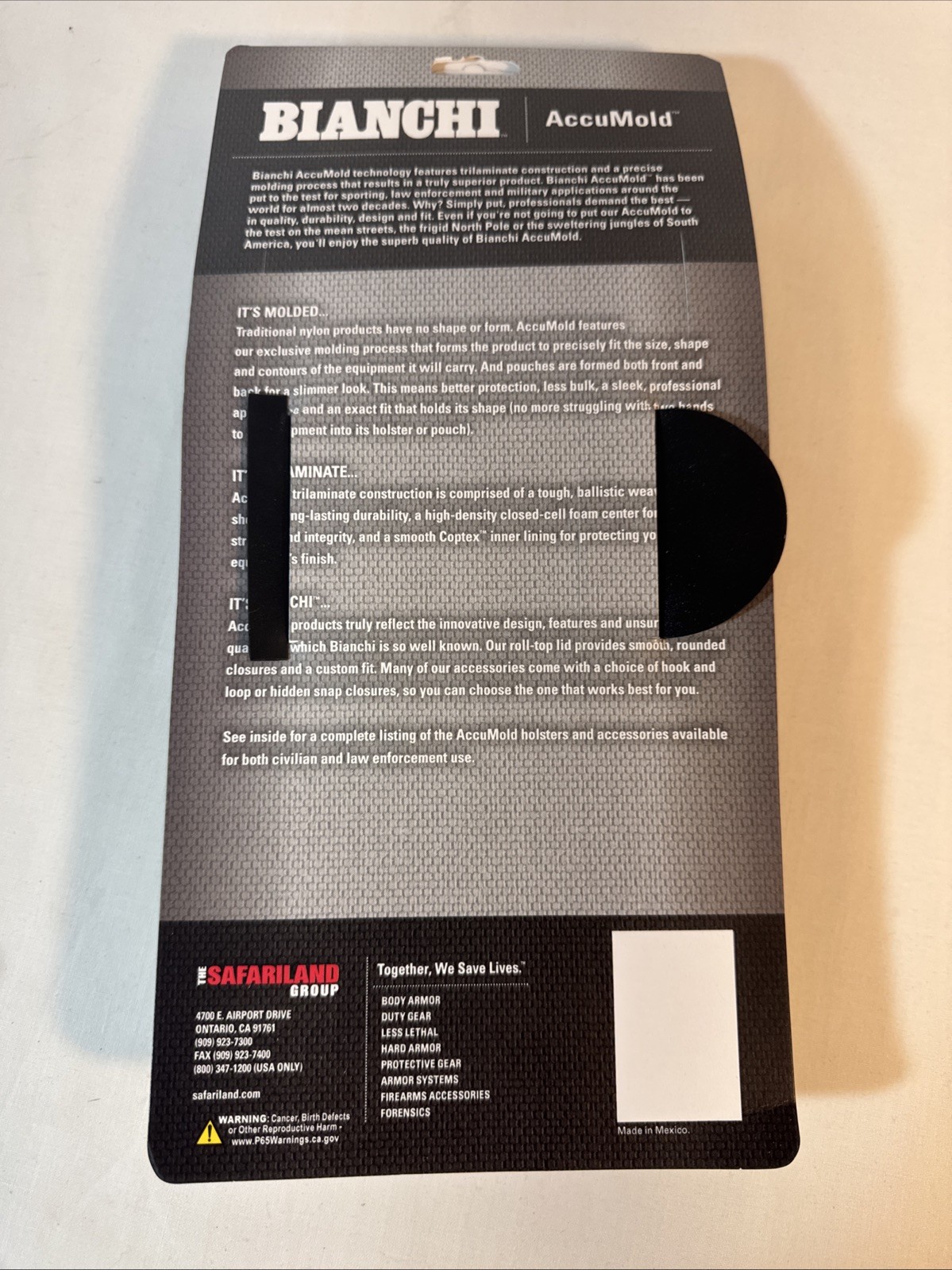 Bianchi Accumold Double Stack Double Magazine Pouch Model 7302 size 2 New