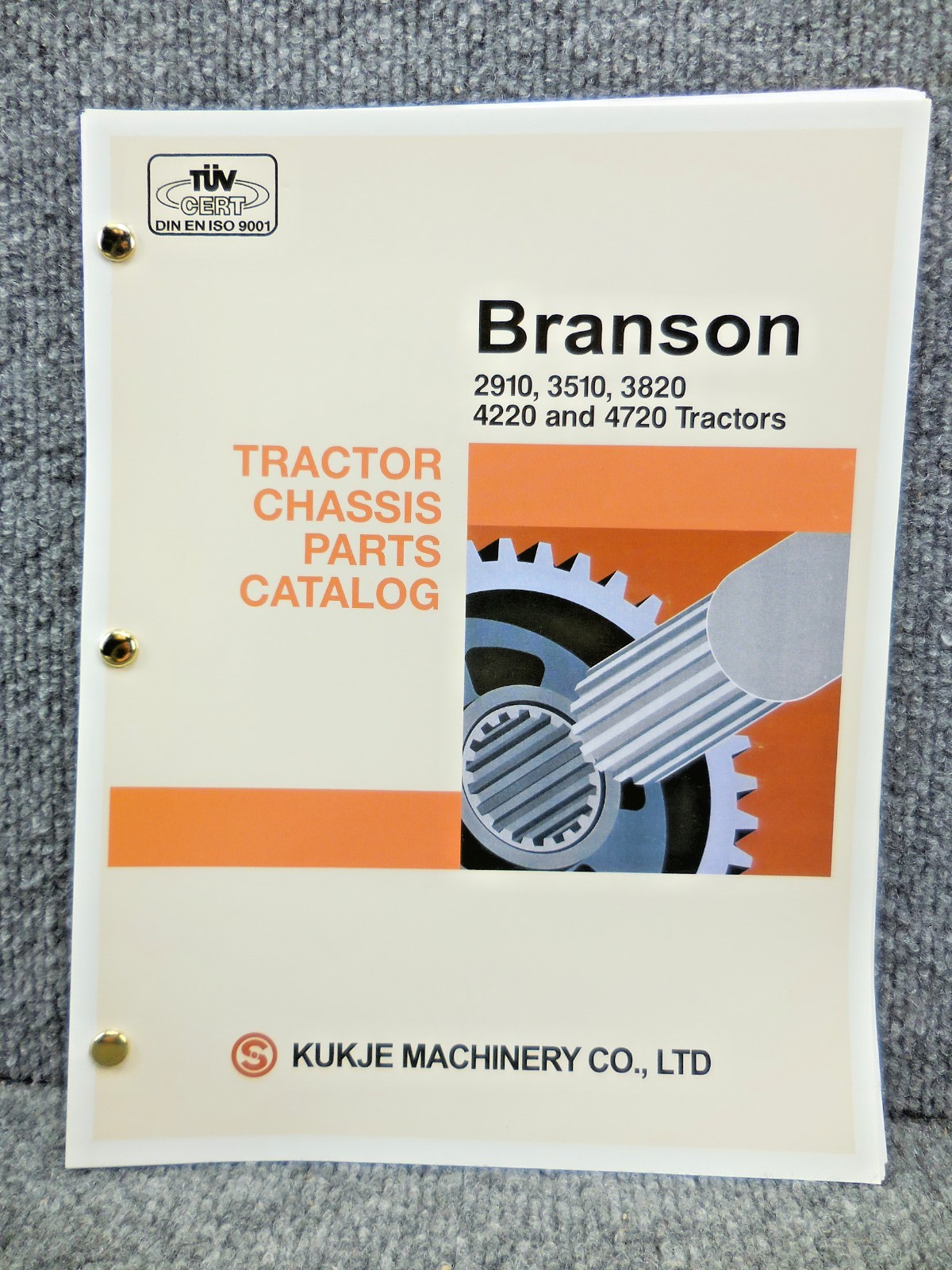 OEM Factory Branson 2910 3510 3820 4220 4720 Tractor Parts Catalog Book Manual