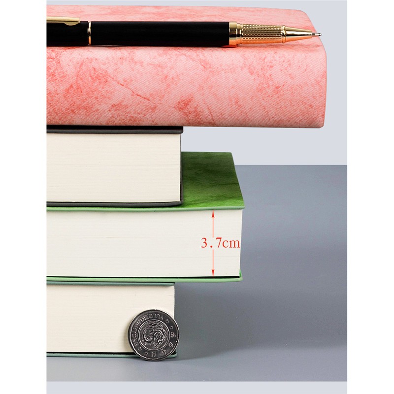A6 Size 5.7*4″ Small Soft PU Leather Thick Notebook 640 Pages Blank Journal