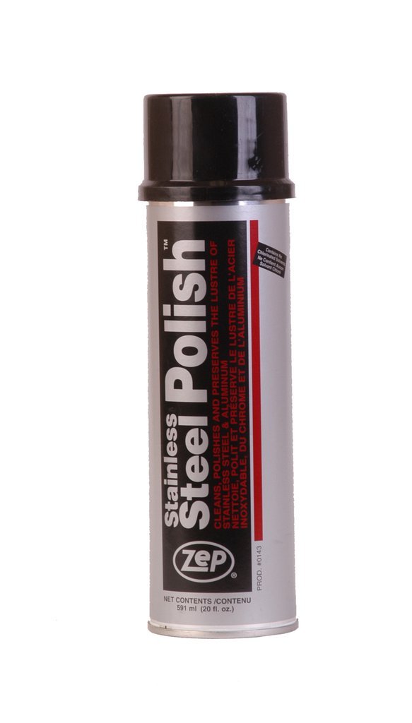 014301 ZEP STAINLESS STEEL CLEANER & POLISH, 12 CANS/CASE