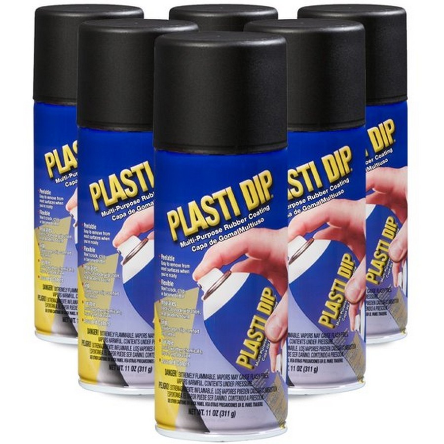 Plasti Dip Rubberized Matte Black Spray, 11oz US