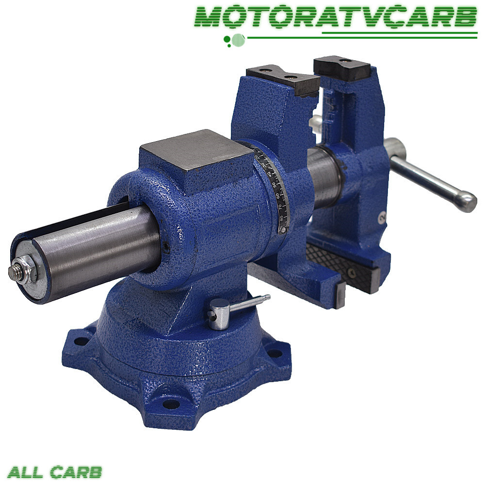 ALL-CARB 4″ Multipurpose Vise Bench Vise Heavy Duty Multi-Jaw Vise 360-Degree
