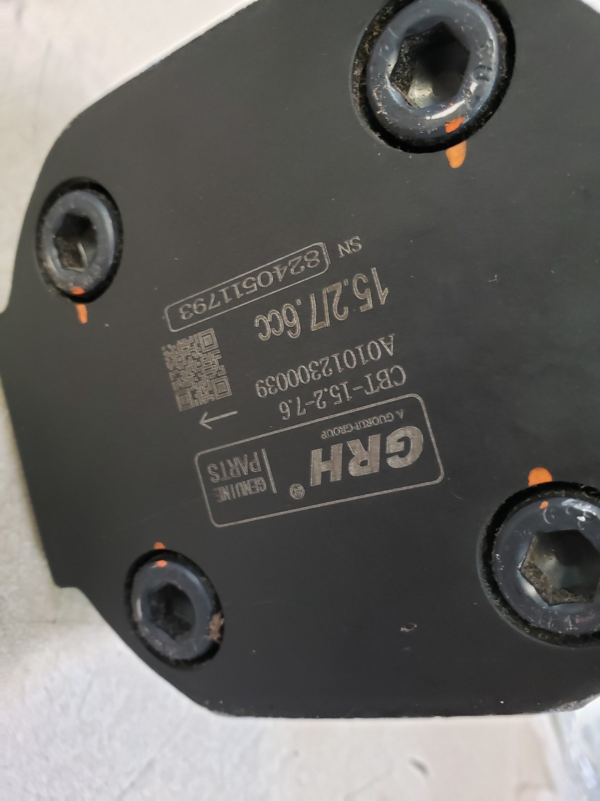 Cast Iron Two-Stage High/Low Hydraulic Gear Pump CBT-15.2/7.6