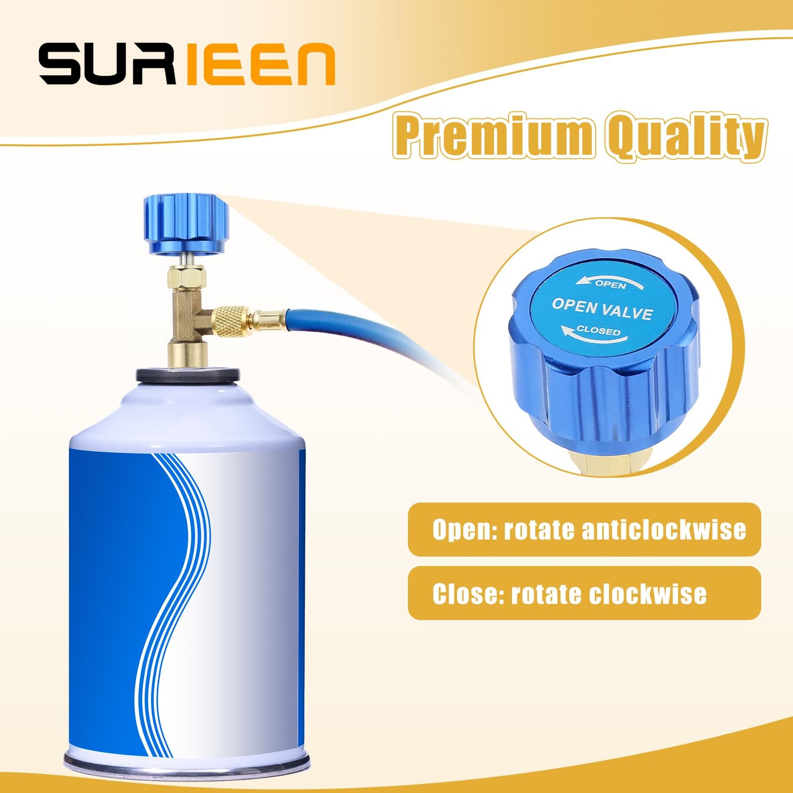 R134A Can Tap, R134A Self-Sealing and Puncture Style Refrigerant Can Tap Valv…