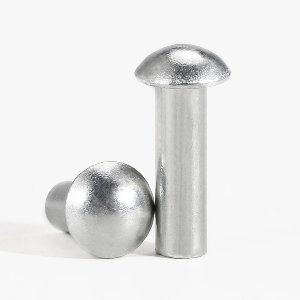 Solid Aluminium Dome Head Round Rivets DIN 660 2mm 2.5mm 3mm 4mm 5mm 6mm 8mm