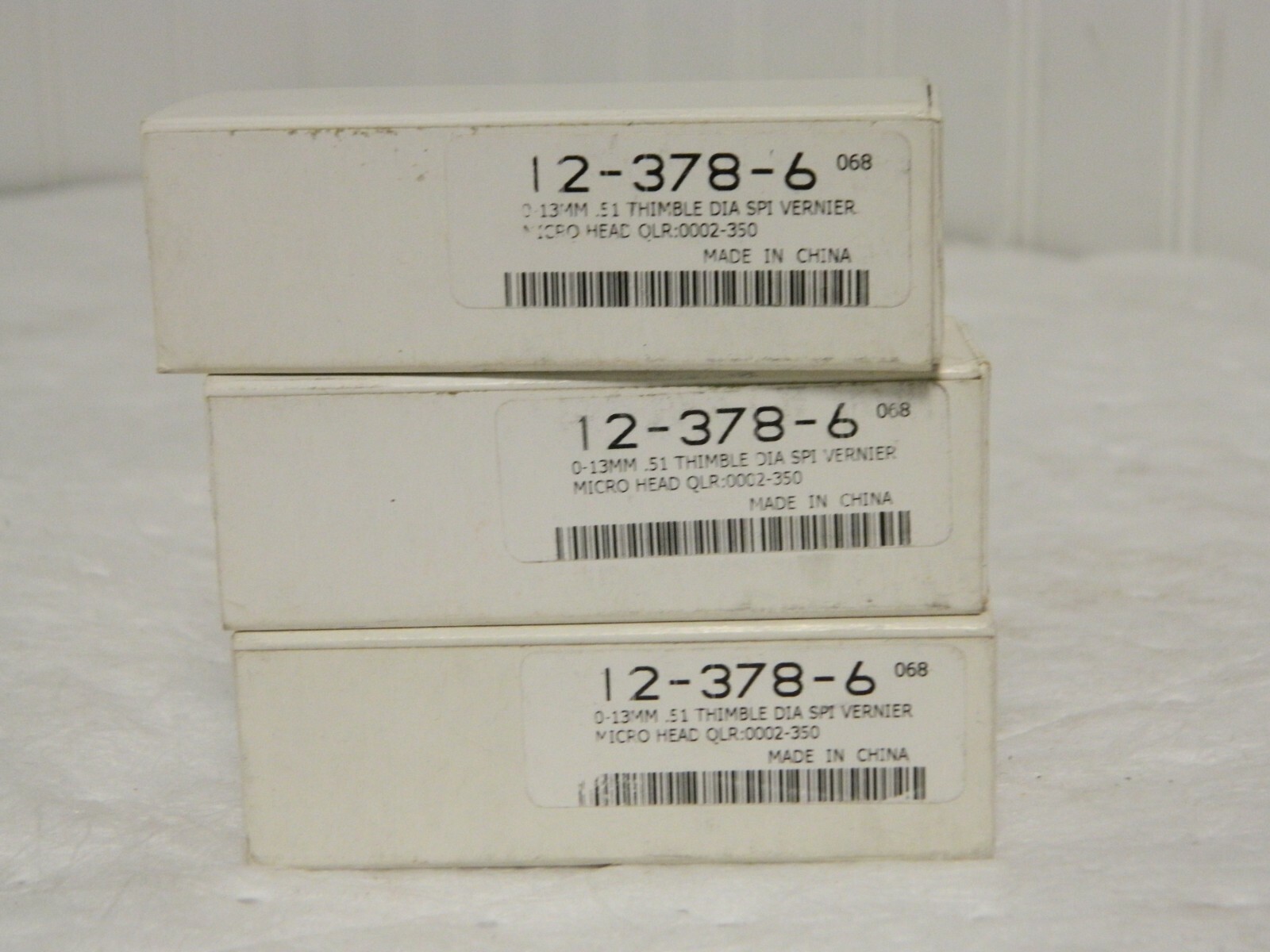 SPI 0-13mm 0.01mm 0002-050 Vernier Micrometer Heads Qty 3 12-378-6