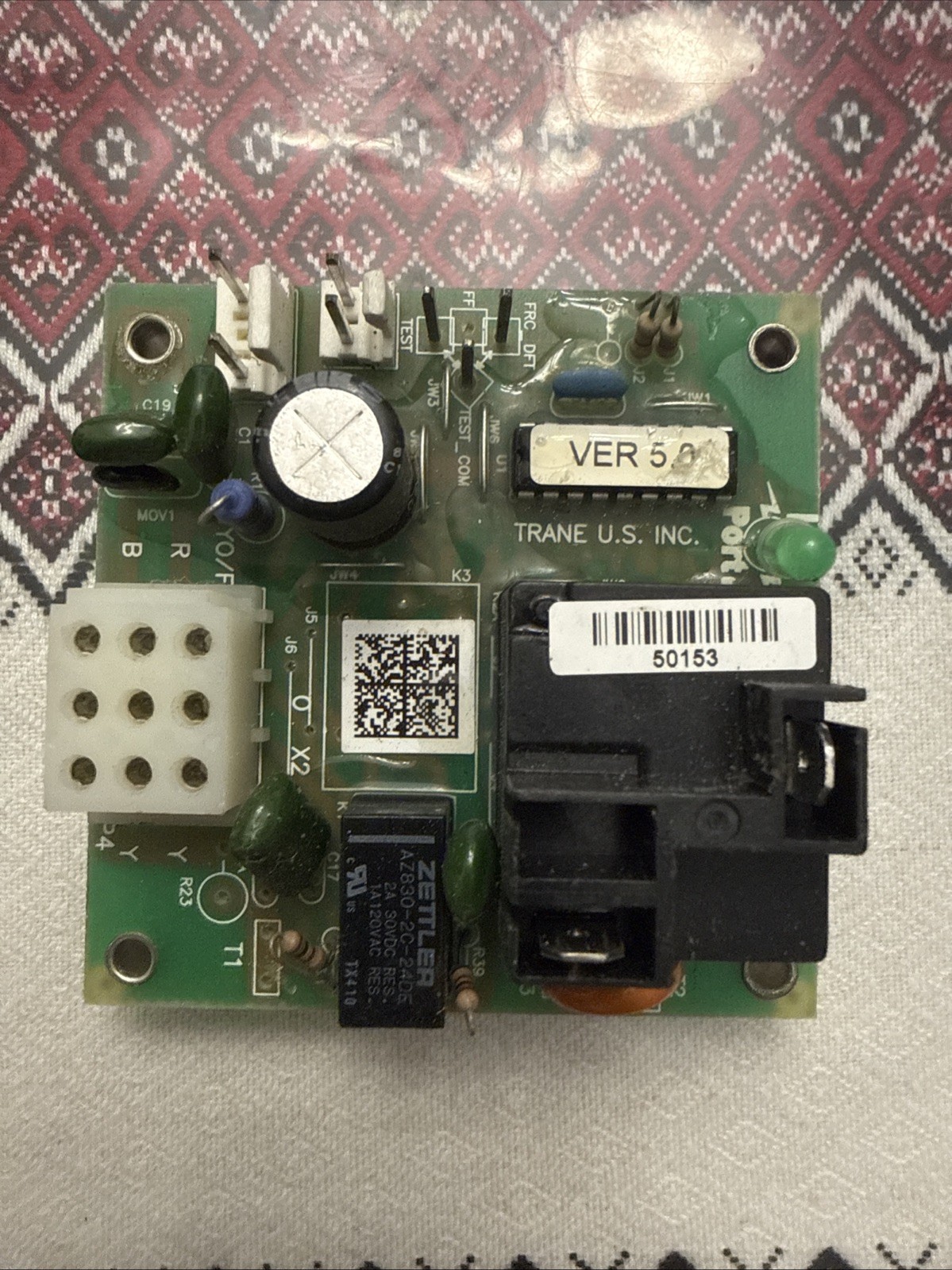 Trane American Standard Defrost Control Board CNT05482 SCROLL Version 5.0 S8