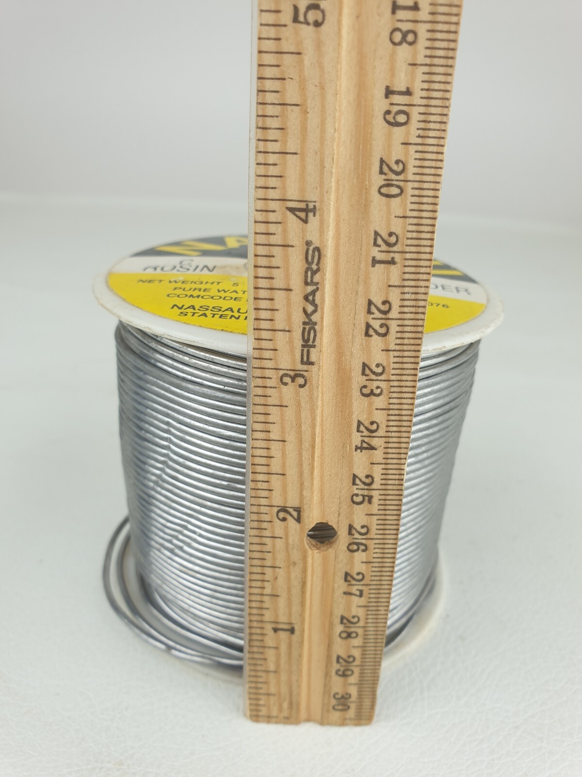 Nassau Water White Rosin Solder Spec AT-7076 4.75lbs AT&T Western Electric