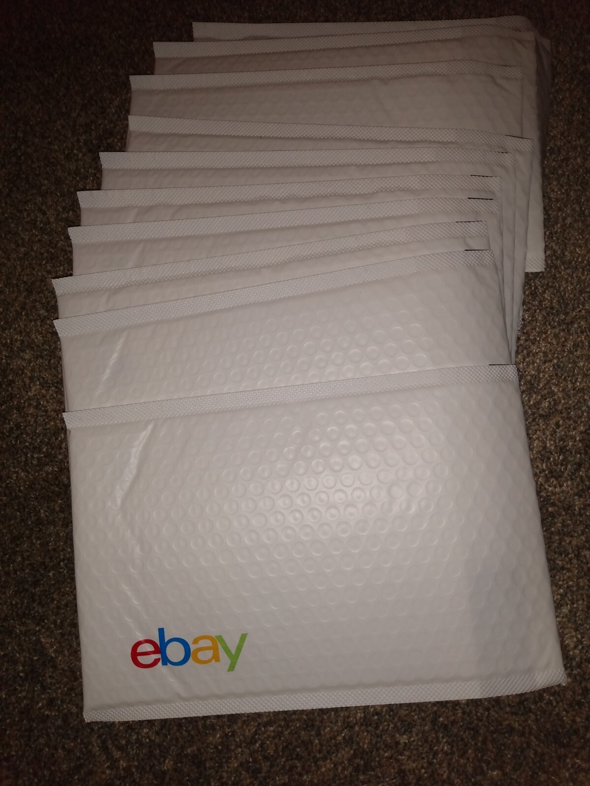 10 eBay Branded Shipping Supplies Padded Air Jacket Bubble Envelope 6.5″x9.25″