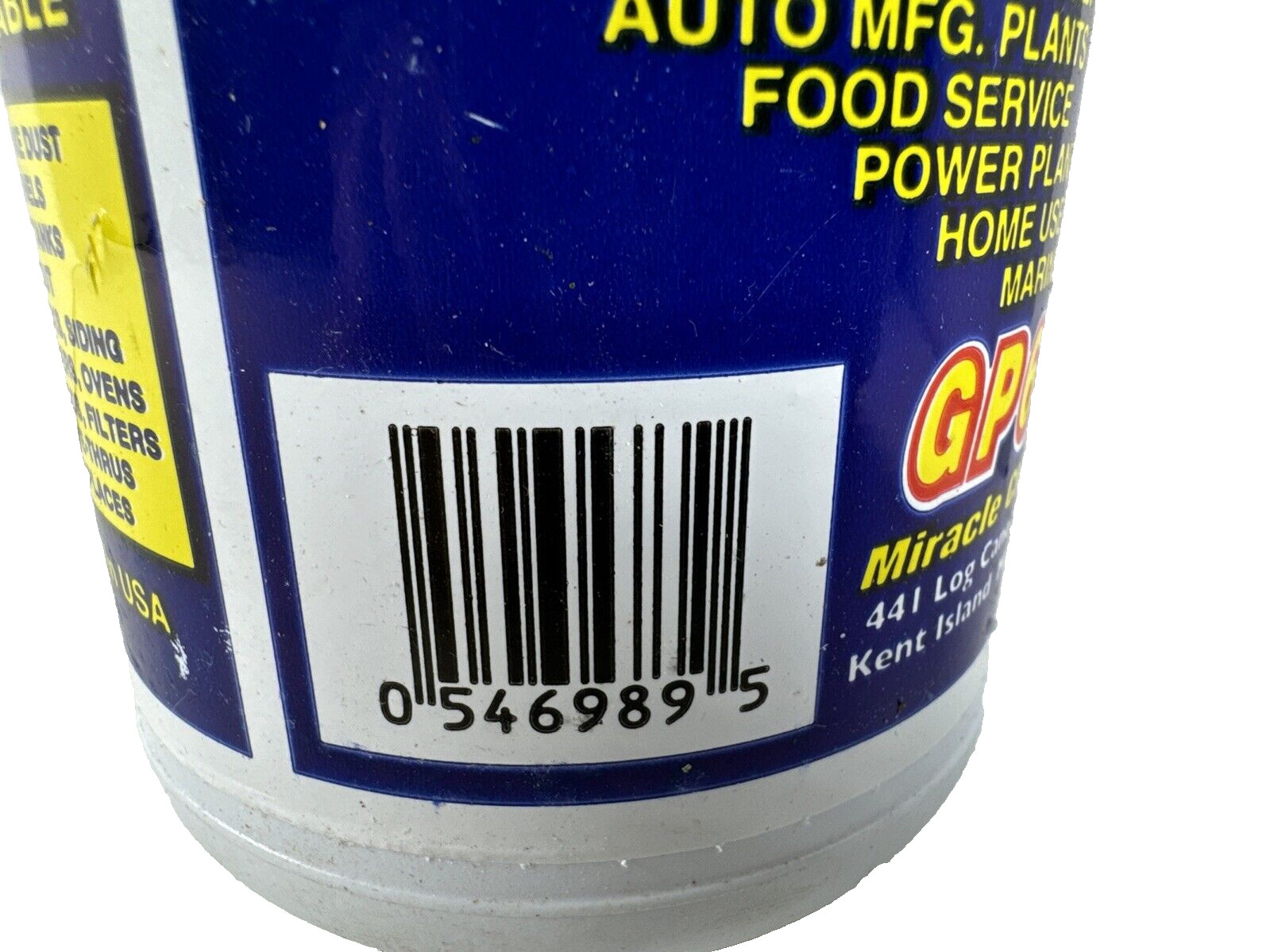 NEW SEALED GP66 Green Miracle Cleaner Quart Cleans Over 1,000 Surface Types