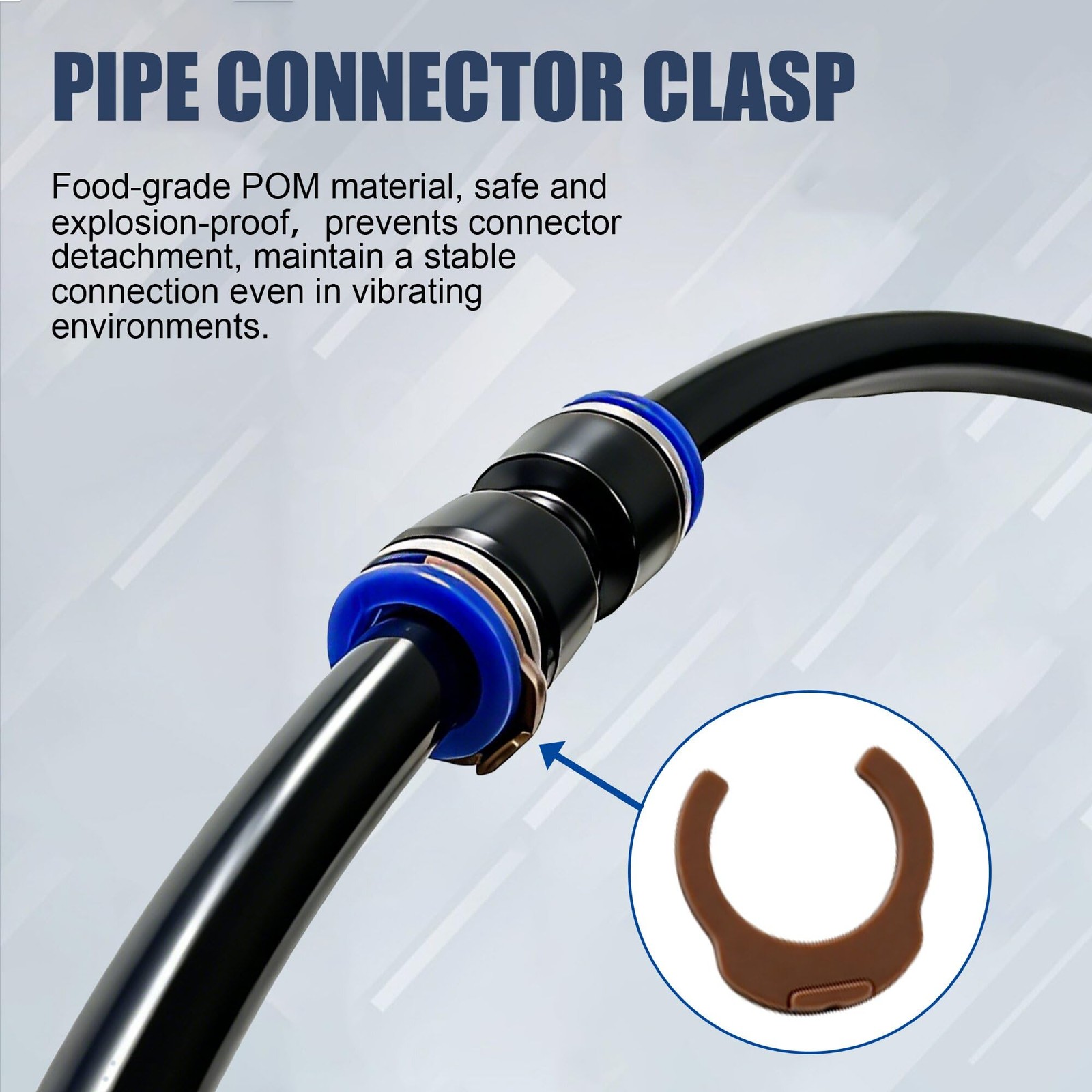 ZTF 124pcs Air Line Quick Connect Fittings -1/8 1/4 3/8 1/2″ Push to Connect Kit
