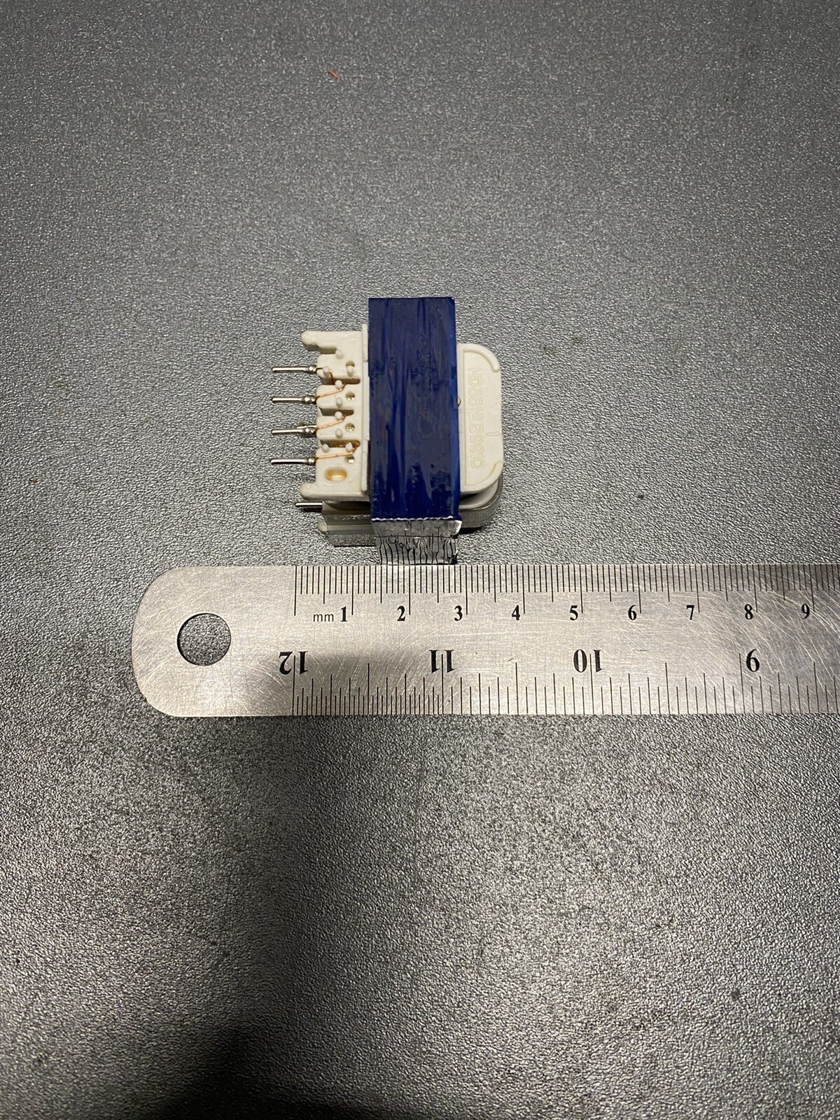 PCB mount transformer, Single primary, dual secondary, 120 volts/12 volts