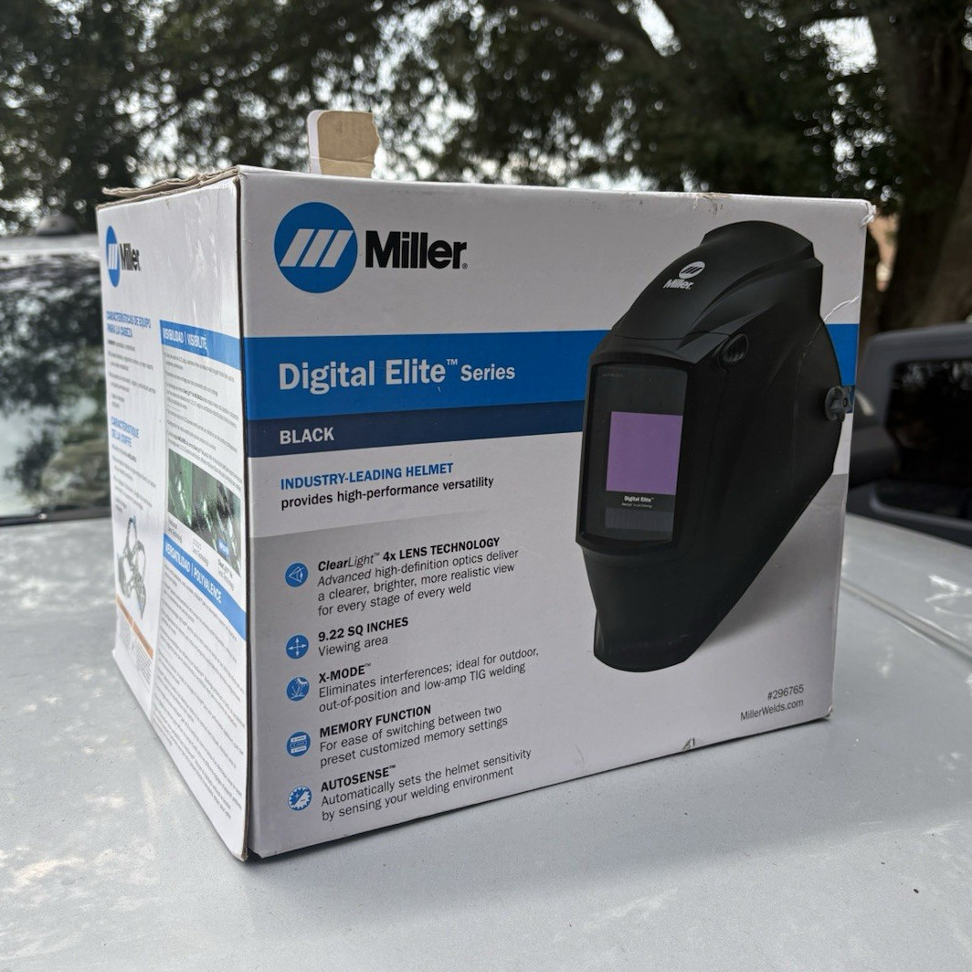 Miller Digital Elite Series Black AutoDarkening Welding hood Miller welding hood