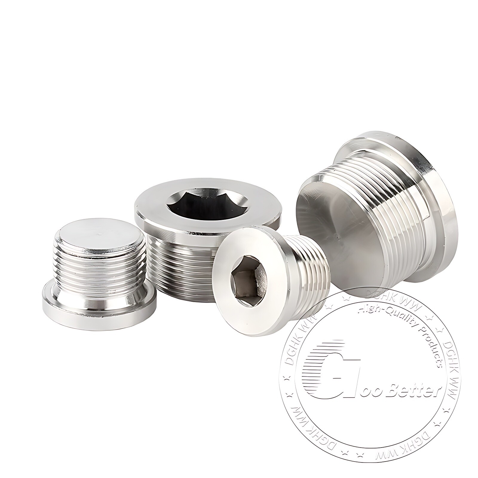 BSP Hydraulic Socket Blanking Plug A2 Stainless Countersunk End Plug Hex Socket