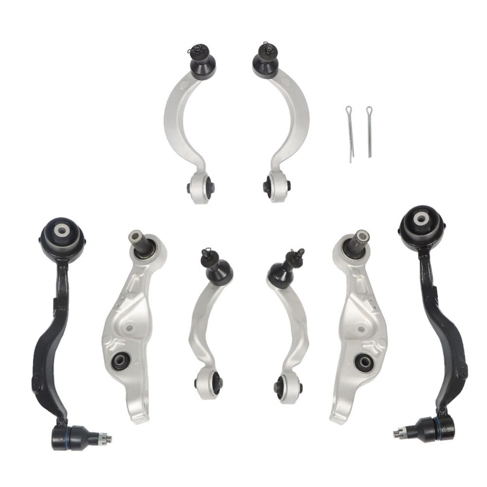 8Pcs Front Upper & Lower Control Arms Ball Joints Assembly for Lexus LS460 07-17