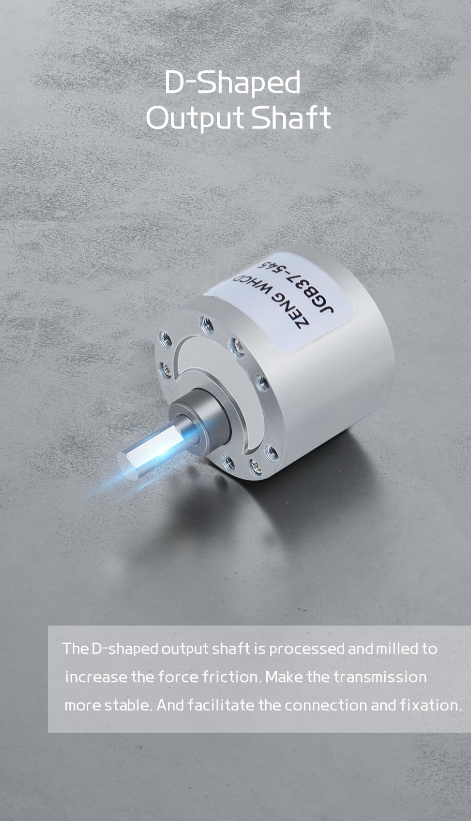 JGB37-545 DC 12V 24V Reduction Motor 7~952RPM High Torque Reversible Metal Gear