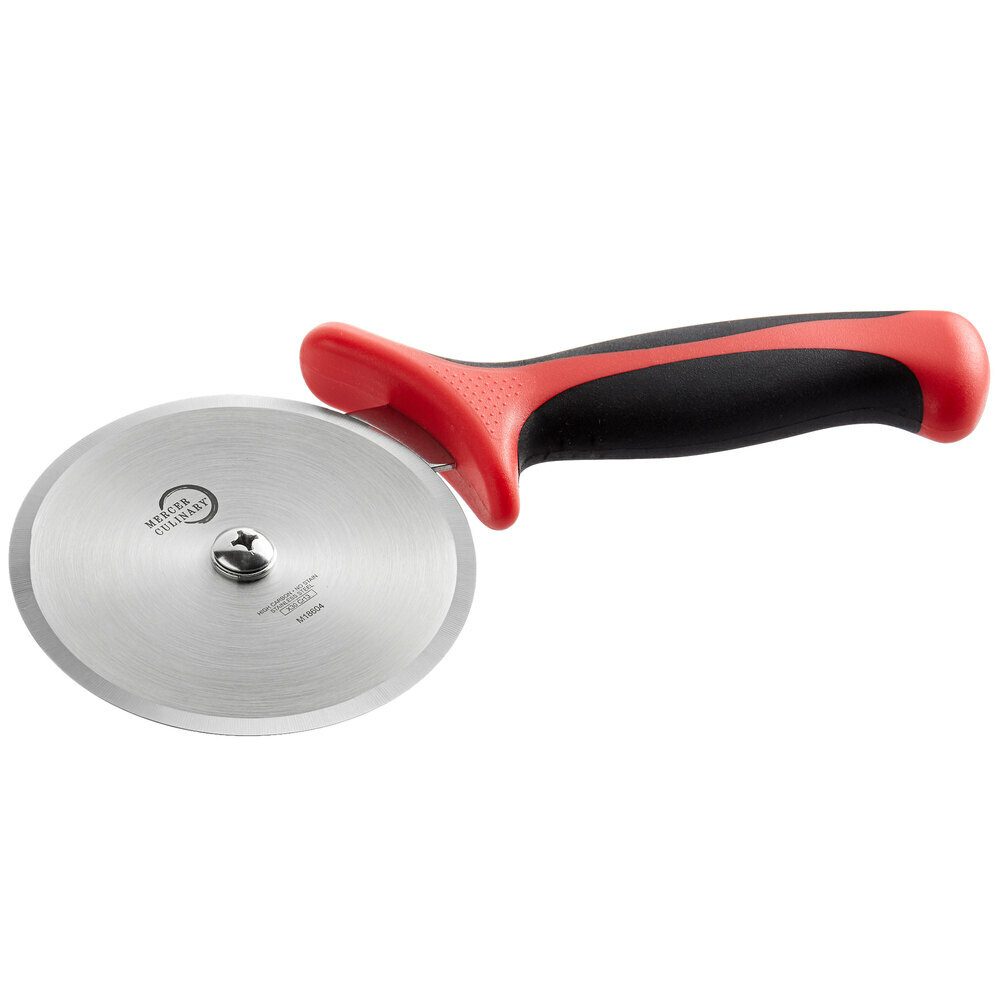Mercer Culinary 4″ High Carbon Steel Pizza Cutter (choose color below)